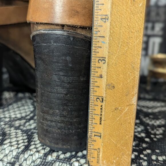 Freebird Blaze Nubuck Leather Ankle Boots Women’s 9 Zip Booties Distressed - Picture 13 of 13